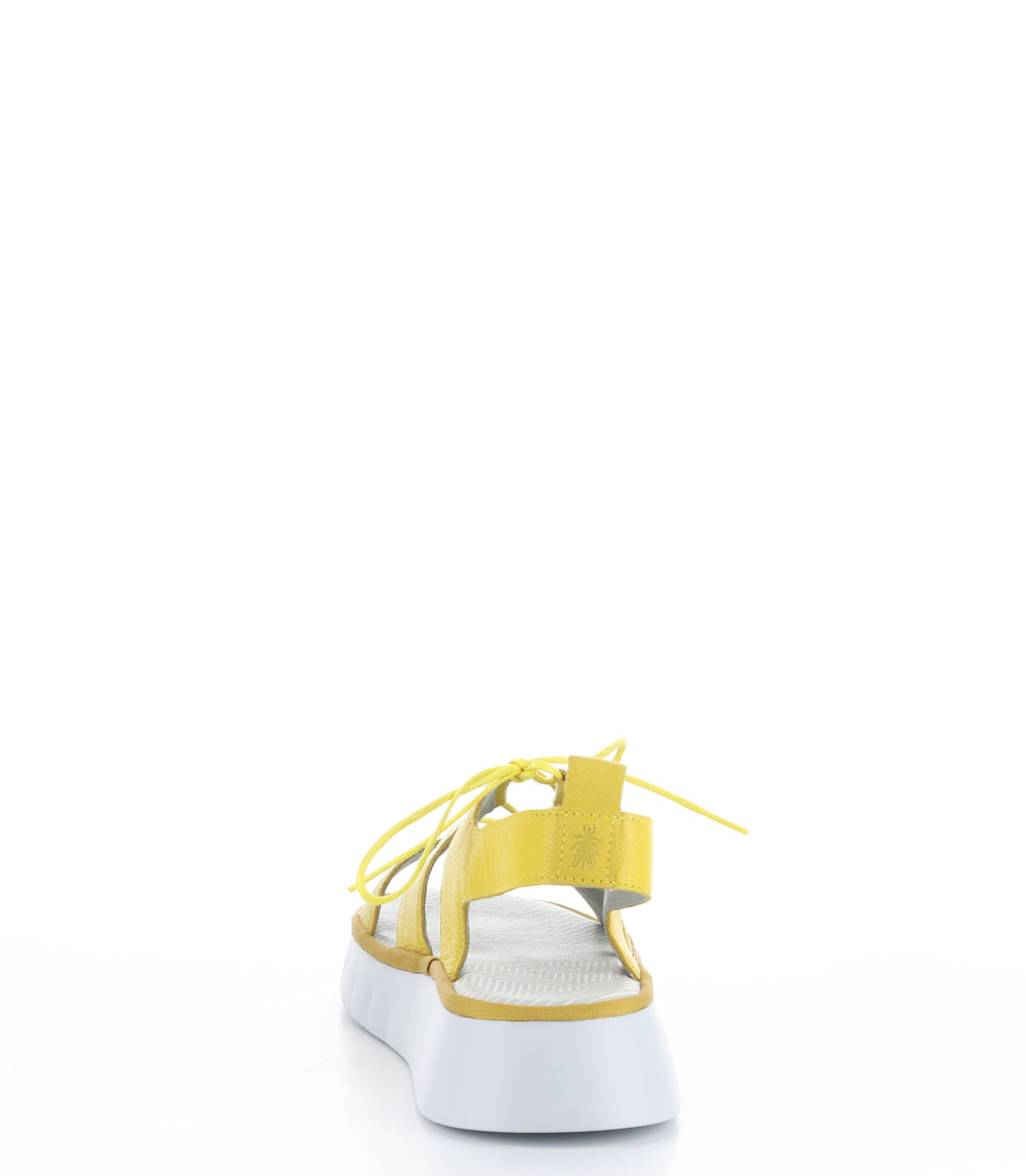 CAIO363FLY YELLOW Round Toe Shoes|CAIO363FLY Chaussures à Bout Rond in Jaune