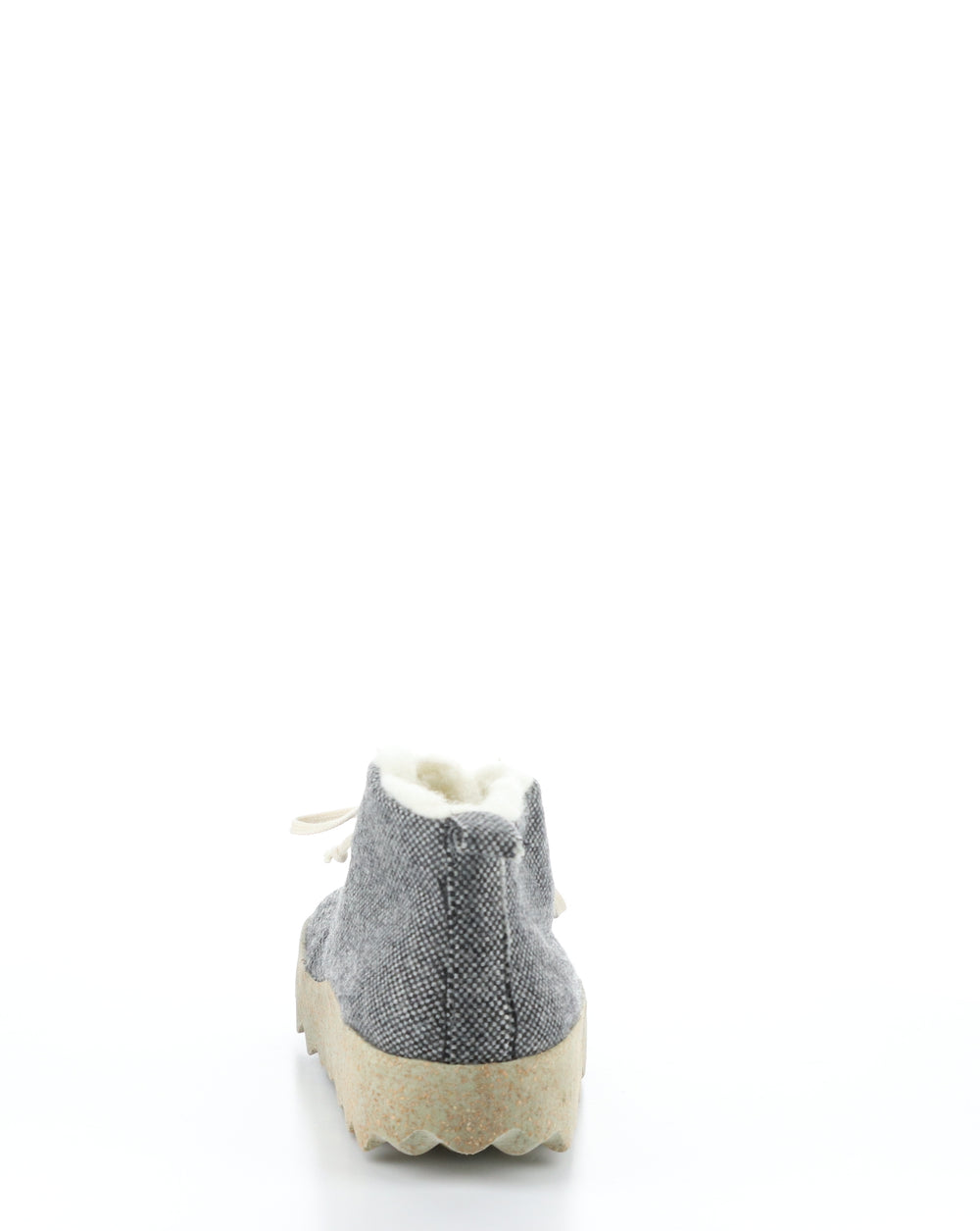 CAKE136ASP Grey Round Toe Boots