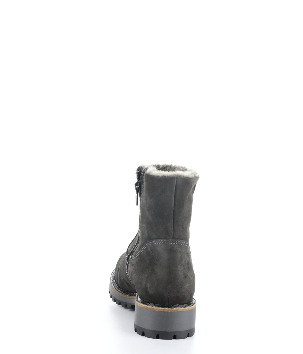 CALIB GREY Round Toe Boots