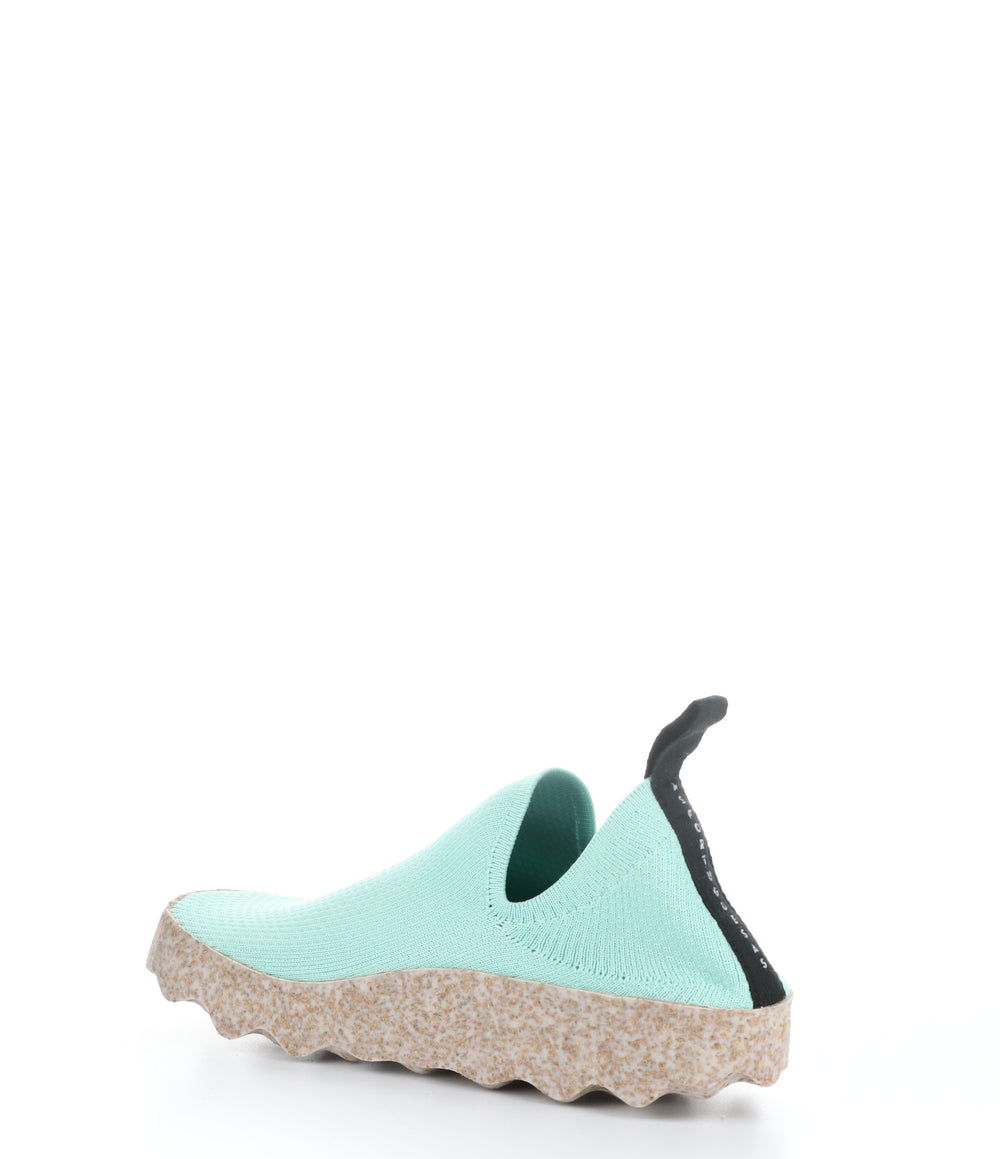 CARE019ASP MINT/MILKY Round Toe Shoes|CARE019ASP Chaussures à Bout Rond in Vert