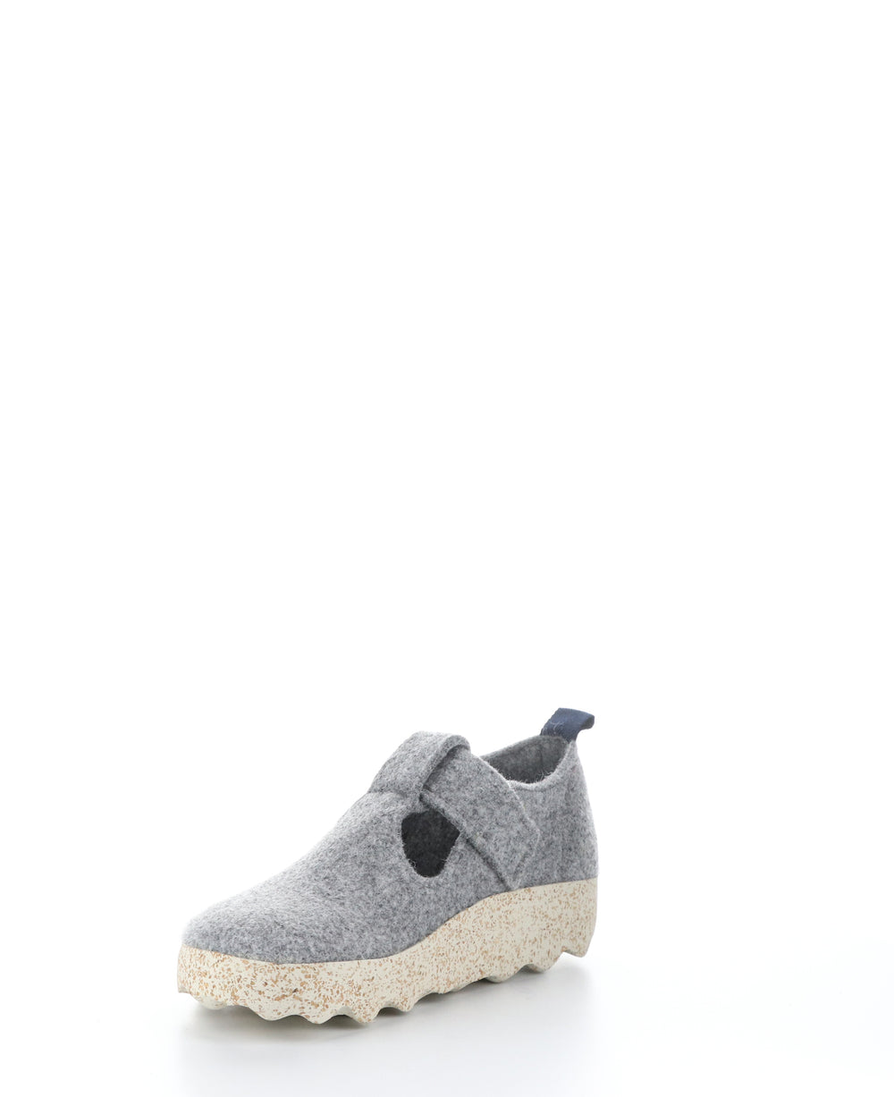 CATE085ASP Concrete Round Toe Shoes|CATE085ASP Chaussures à Bout Rond in Gris