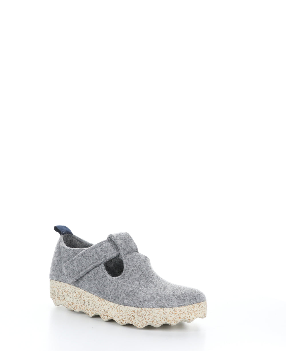CATE085ASP Concrete Round Toe Shoes|CATE085ASP Chaussures à Bout Rond in Gris