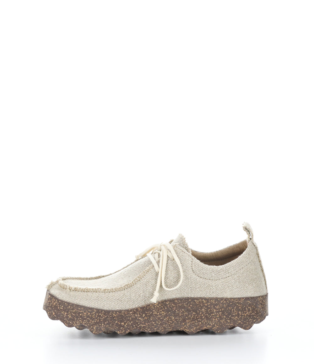 CHAT025ASP NATURAL/BROWN Round Toe Shoes|CHAT025ASP Chaussures à Bout Rond in Beige