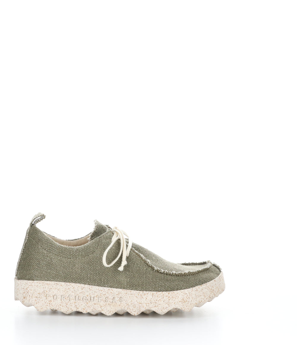 CHAT025ASP MIL GREEN/NAT Round Toe Shoes|CHAT025ASP Chaussures à Bout Rond in Vert