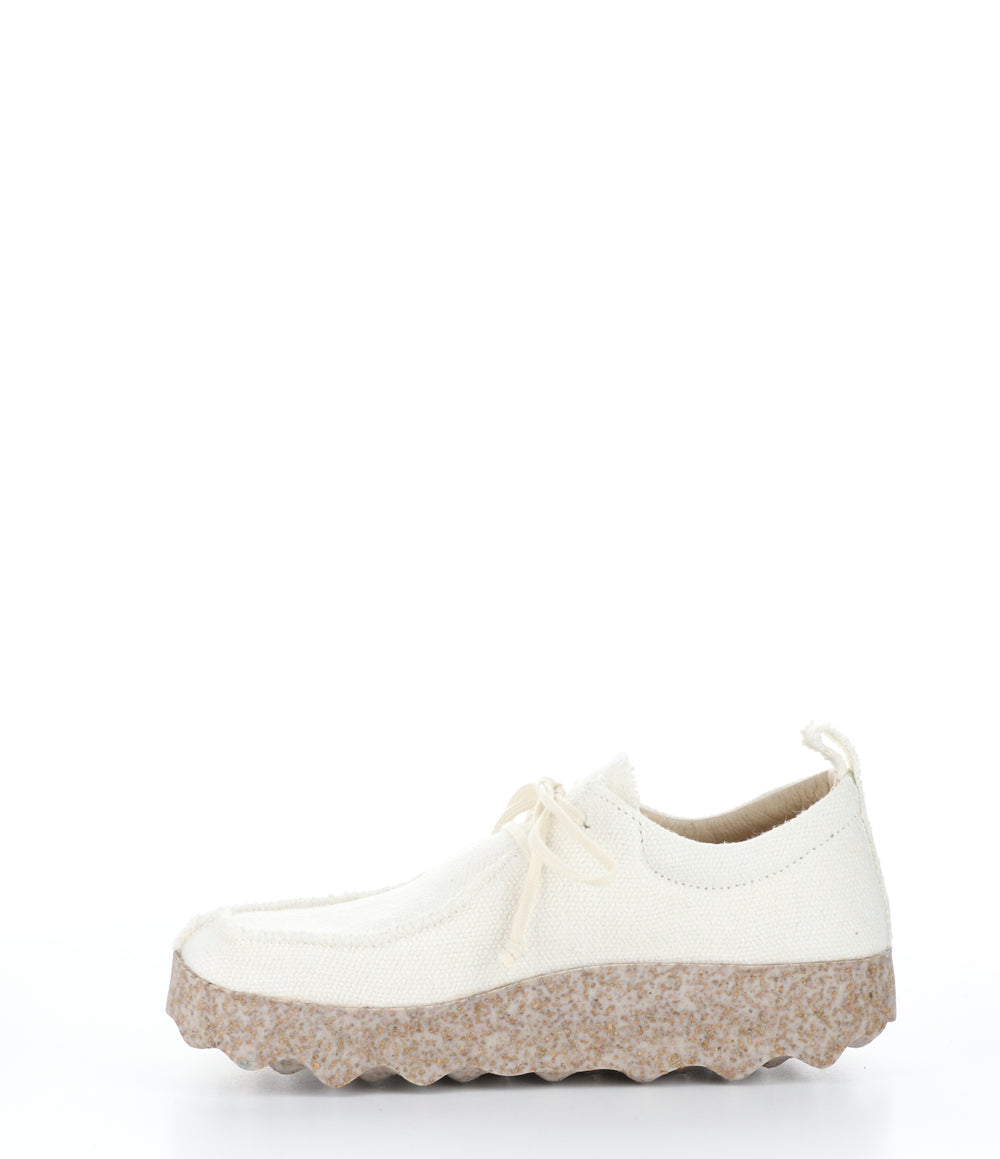 CHAT025ASP IVORY/MILKY Round Toe Shoes|CHAT025ASP Chaussures à Bout Rond in Blanc