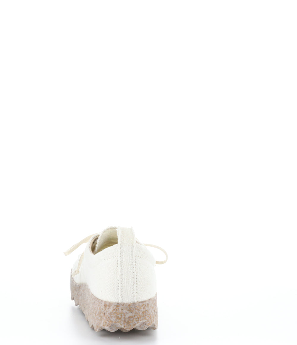 CHAT025ASP IVORY/MILKY Round Toe Shoes|CHAT025ASP Chaussures à Bout Rond in Blanc