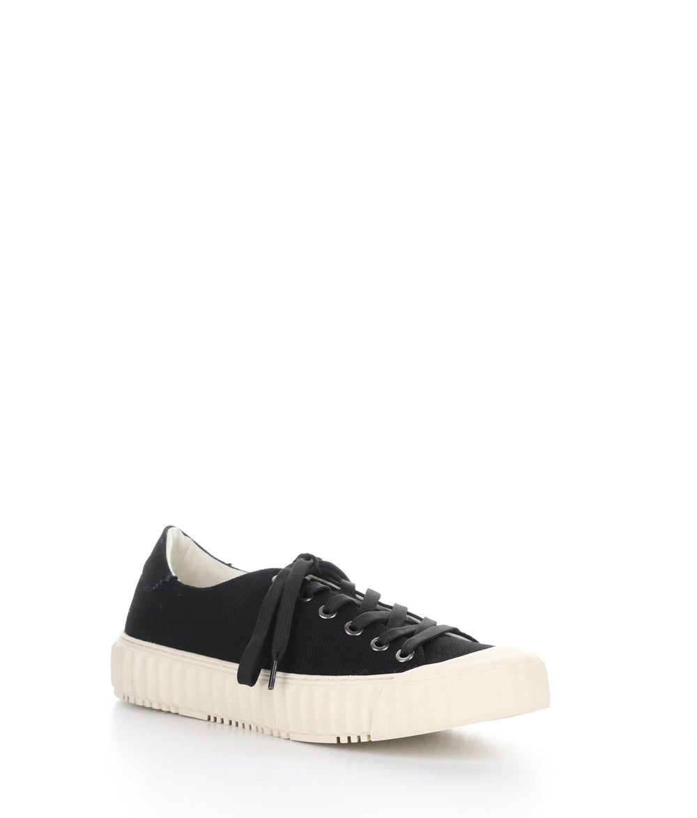 CHAYA BLACK Lace-up Trainers|CHAYA Baskets à Lacets in Noir
