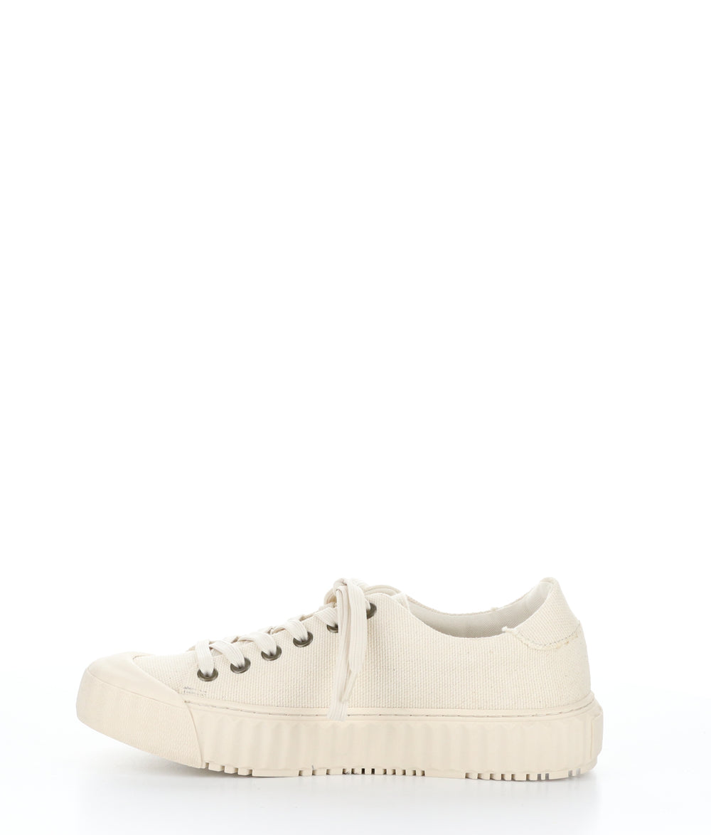 CHAYA ECRU Lace-up Trainers|CHAYA Baskets à Lacets in Blanc