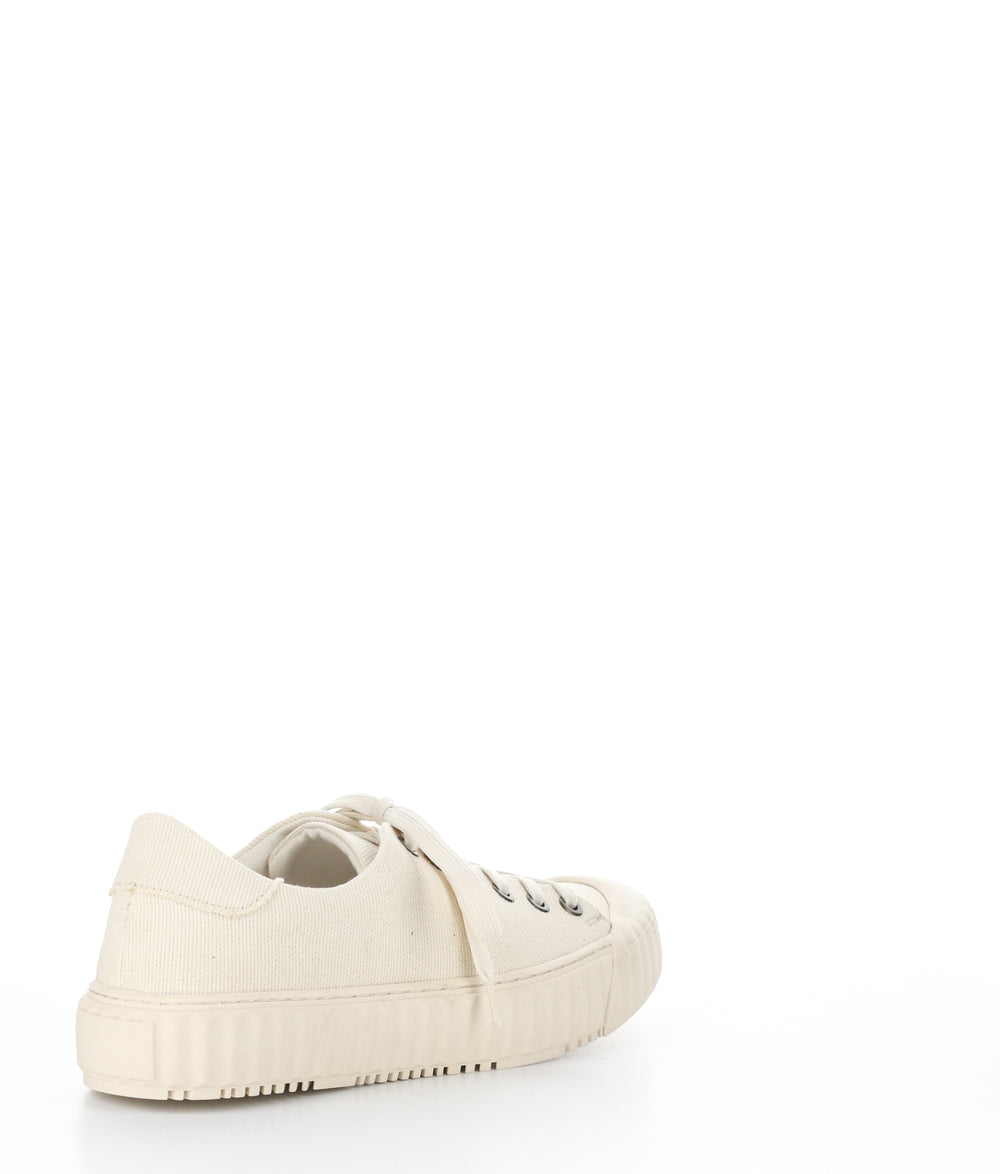 CHAYA ECRU Lace-up Trainers|CHAYA Baskets à Lacets in Blanc