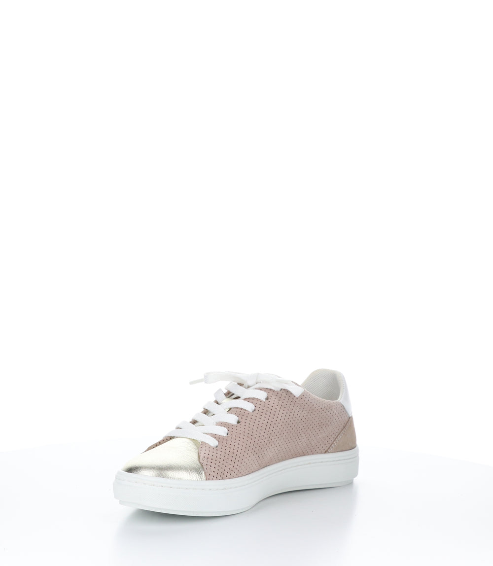CHERISE Champagne/Pink Round Toe Shoes|CHERISE Chaussures à Bout Rond in Rose