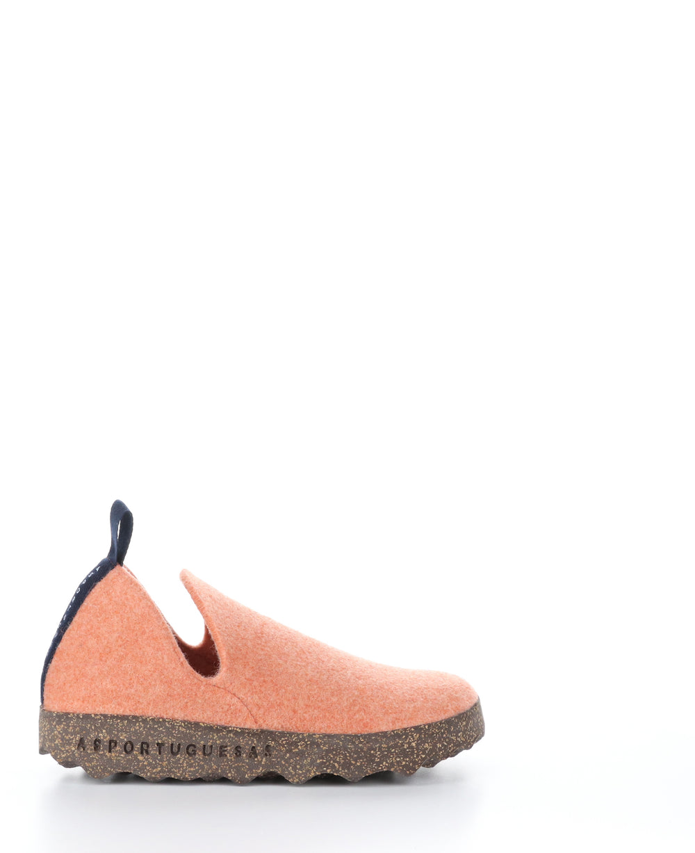CITY Tangerine Round Toe Shoes|CITY Chaussures à Bout Rond in Orange