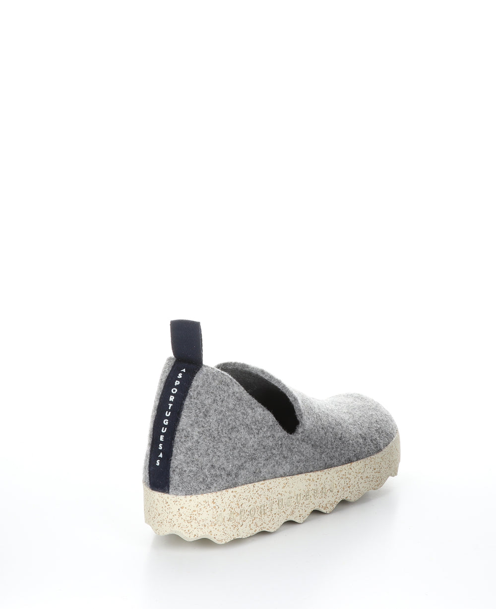 CITYM Concrete Round Toe Shoes|CITYM Chaussures à Bout Rond in Gris