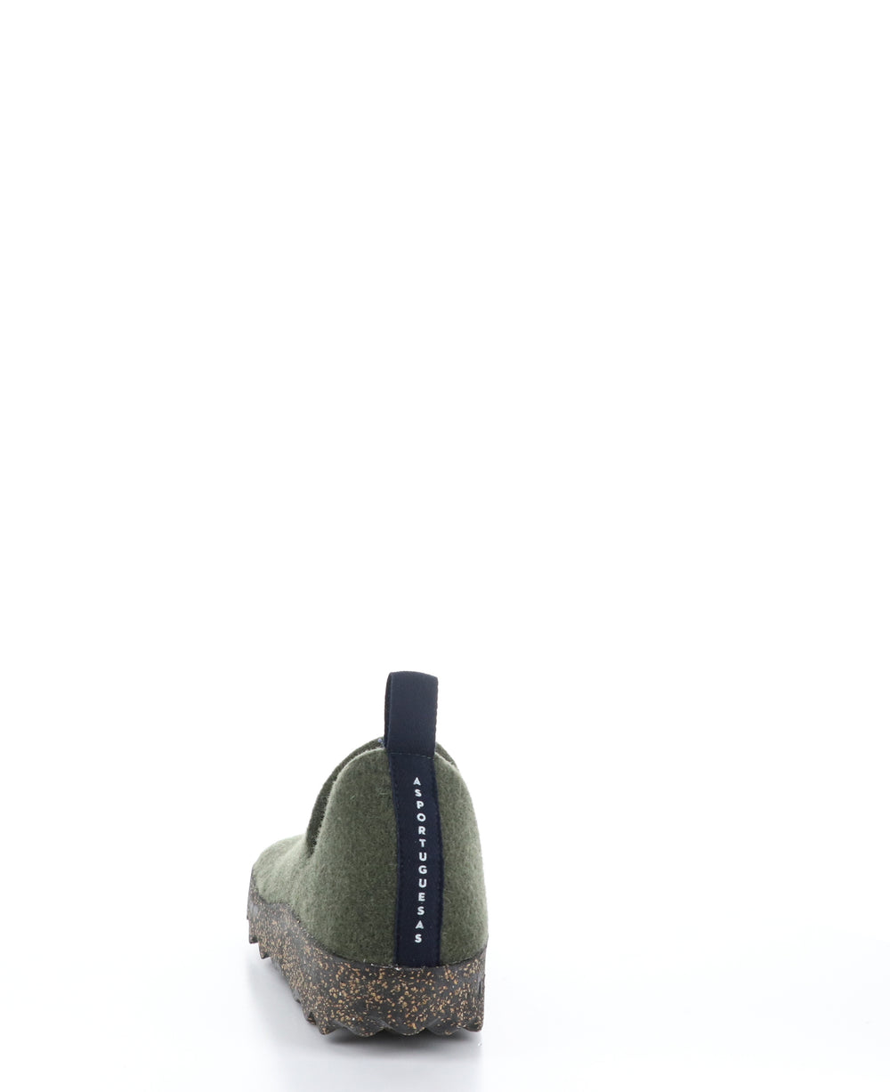 CITYM Military Green Round Toe Shoes|CITYM Chaussures à Bout Rond in Vert