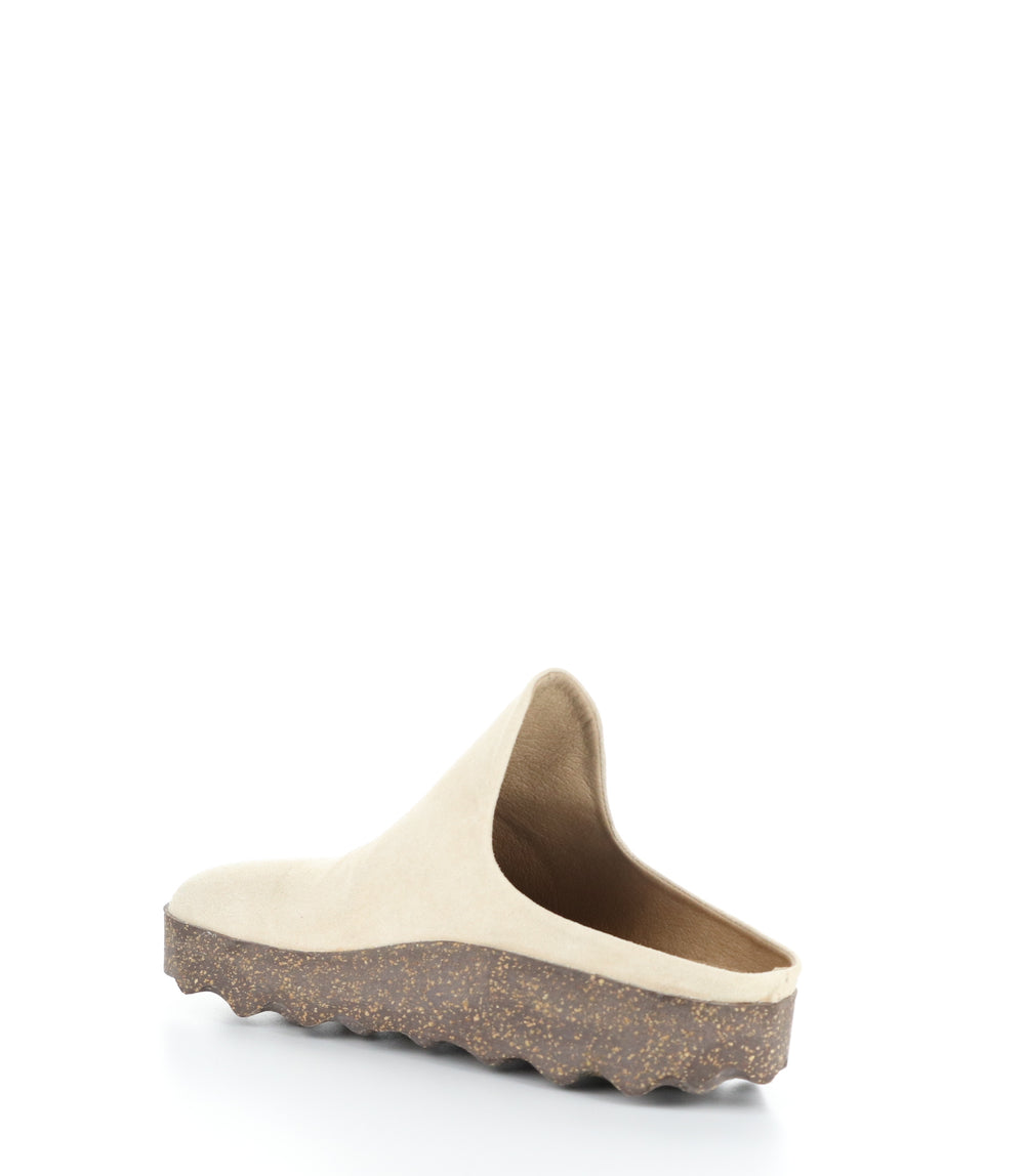 CLAY126ASP BEIGE/BROWN Round Toe Shoes