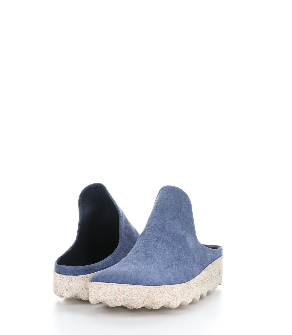 CLAY126ASP NAVY/NATURAL Round Toe Shoes|CLAY126ASP Chaussures à Bout Rond in Bleu