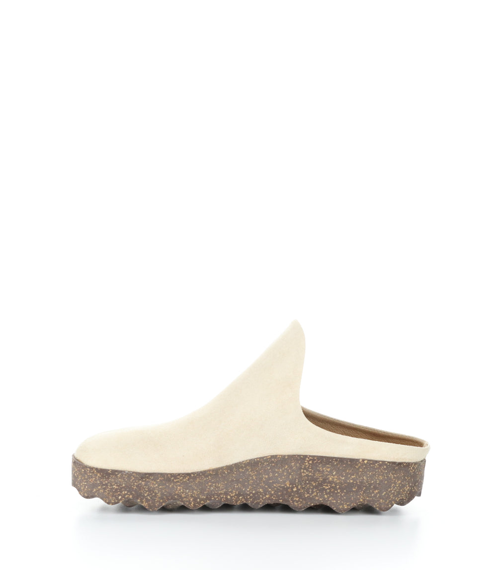 CLAY127ASPM BEIGE/BROWN Round Toe Shoes