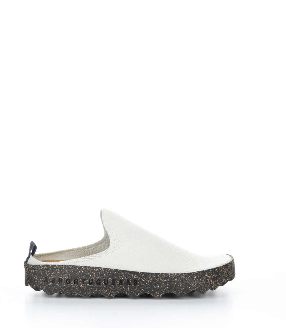 CLOG102ASP WARM GREY/BLACK Slip-on Shoes|CLOG102ASP Chaussures à Bout Rond in Gris