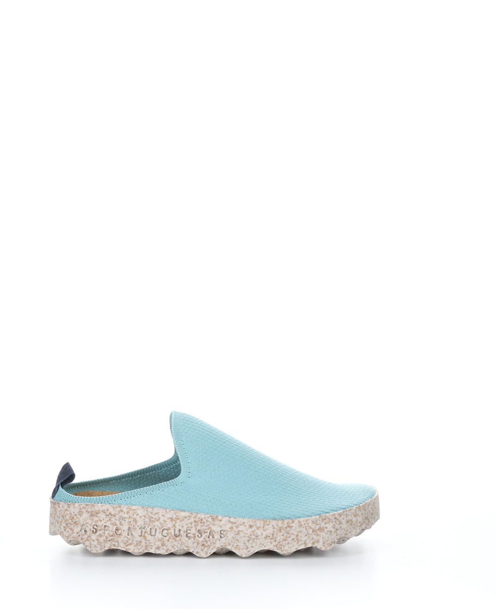 CLOG102ASP AQUA/MILKY Slip-on Shoes|CLOG102ASP Chaussures à Bout Rond in Bleu