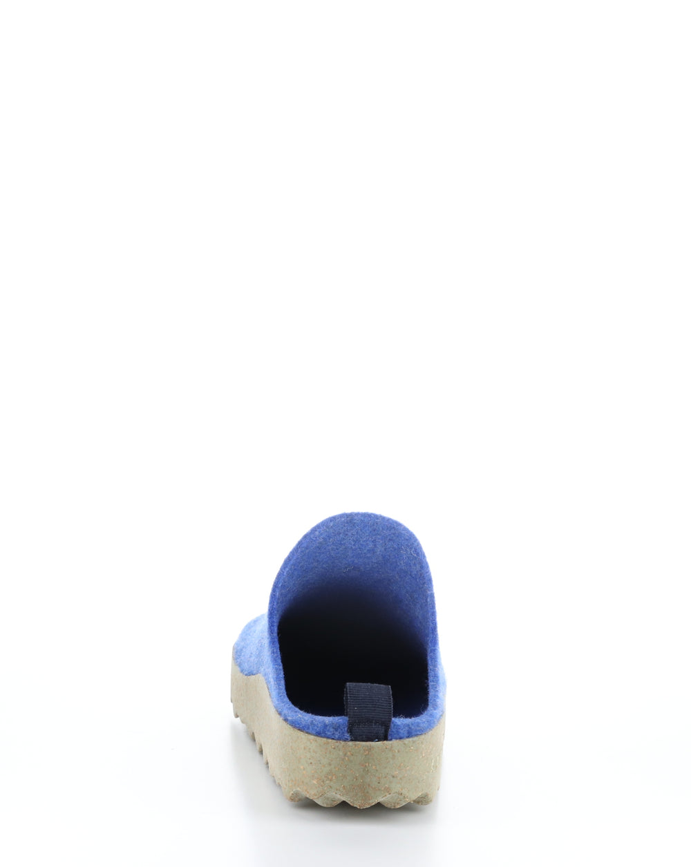 COME023ASP Blue Slip-on Mules