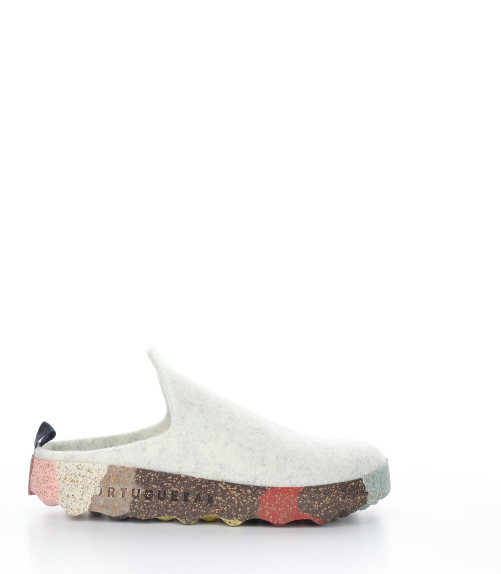 COME023ASPMULTI MARBLE WHT/MULTI Round Toe Shoes|COME023ASPMULTI Chaussures à Bout Rond in Blanc