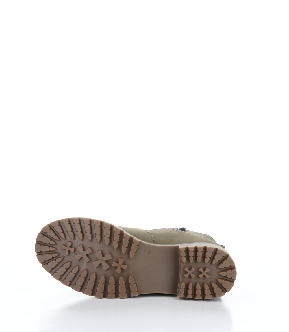 CORRA Stone Zip Up Ankle Boots|CORRA Bottines avec Fermeture Zippée in Gris