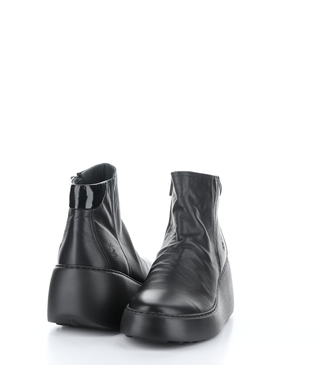 DABE461FLY 006 BLACK Round Toe Boots