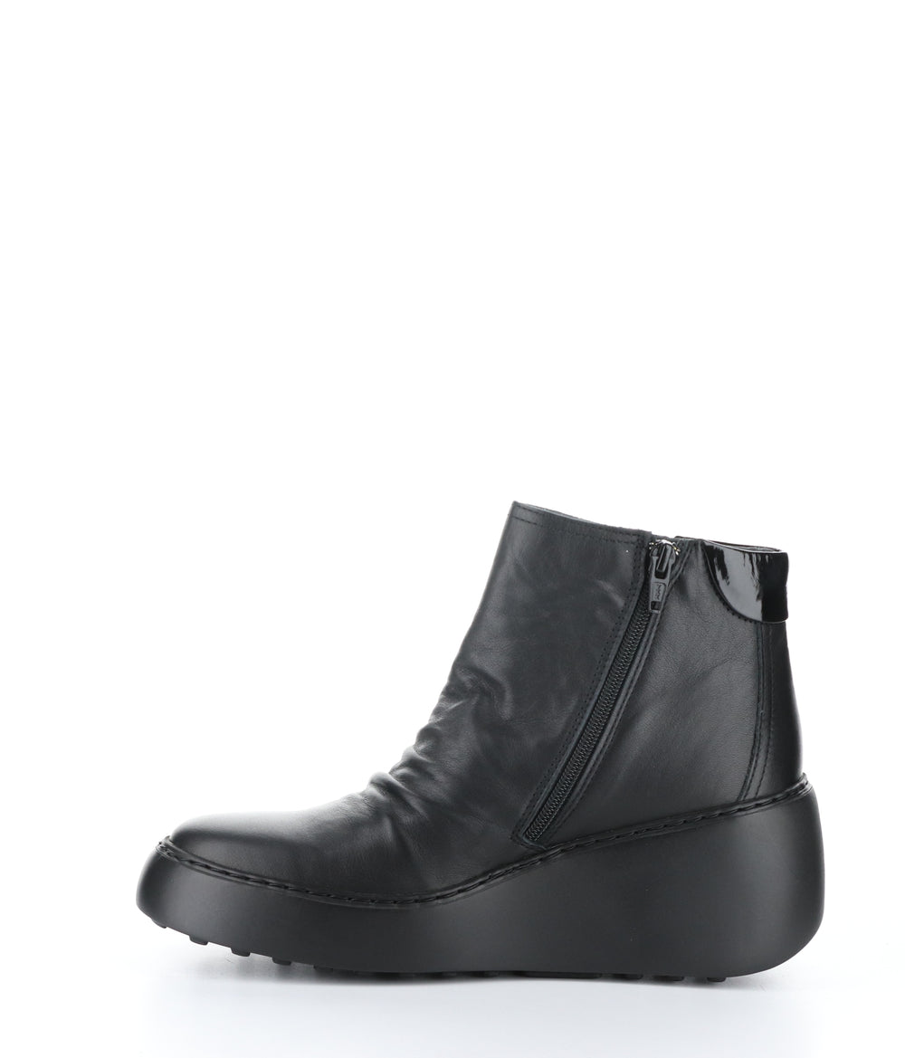DABE461FLY 006 BLACK Round Toe Boots
