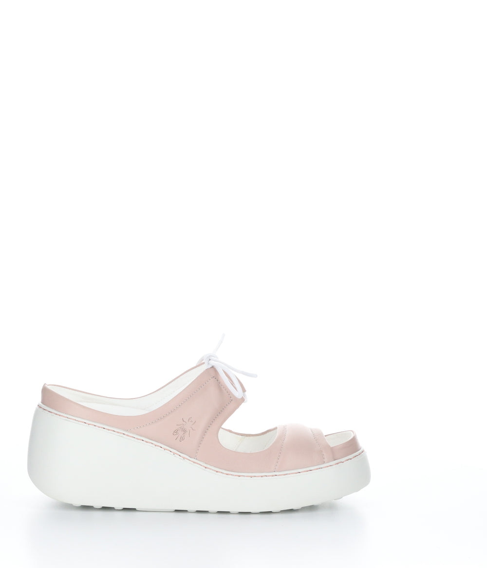 DARE520FLY NUDE Round Toe Shoes|DARE520FLY Chaussures à Bout Rond in Rose