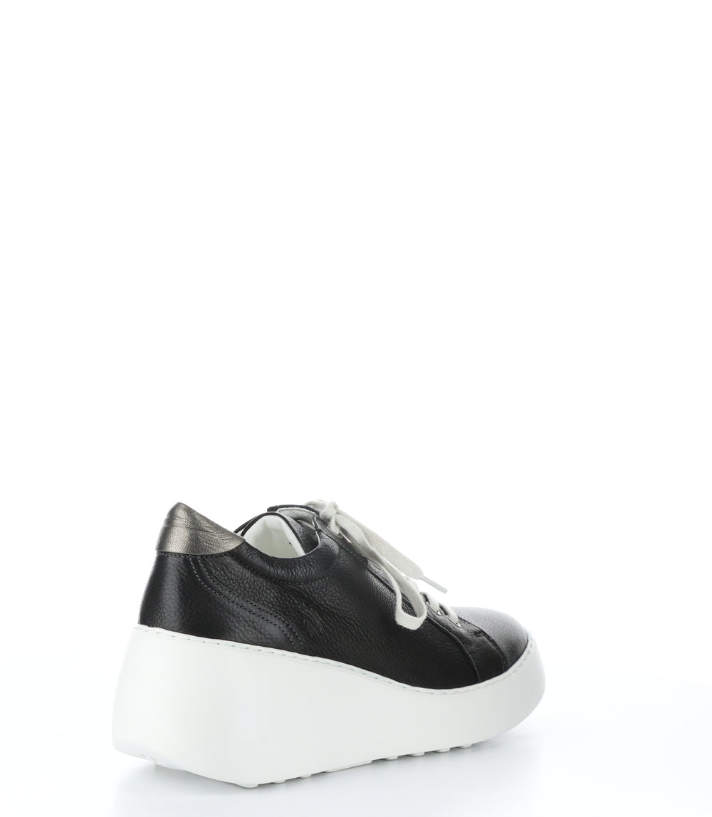 DILE450FLY Brito Black Lace-up Trainers|DILE450FLY Baskets à Lacets in Noir