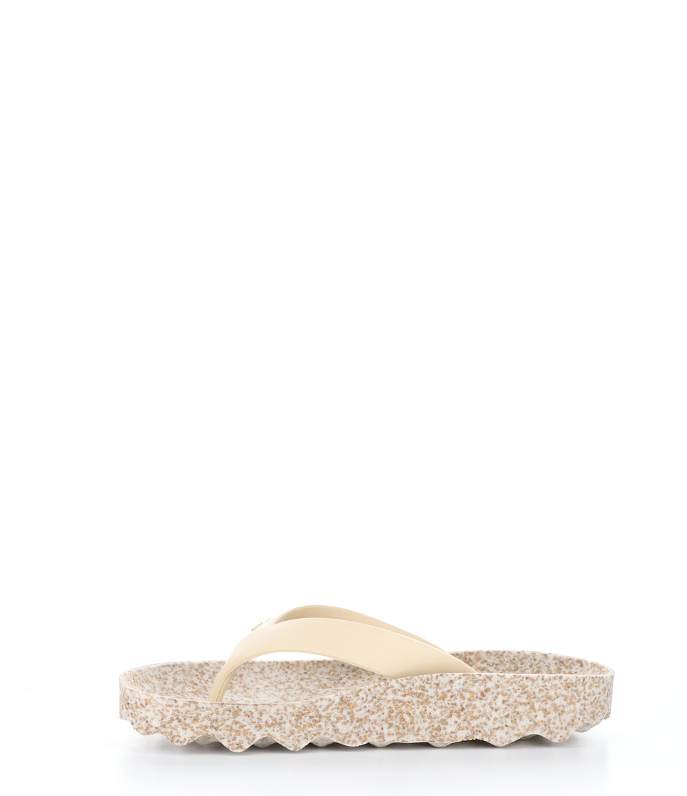 FEEL075ASP MILKY/BEIGE Round Toe Shoes|FEEL075ASP Chaussures à Bout Rond in Beige