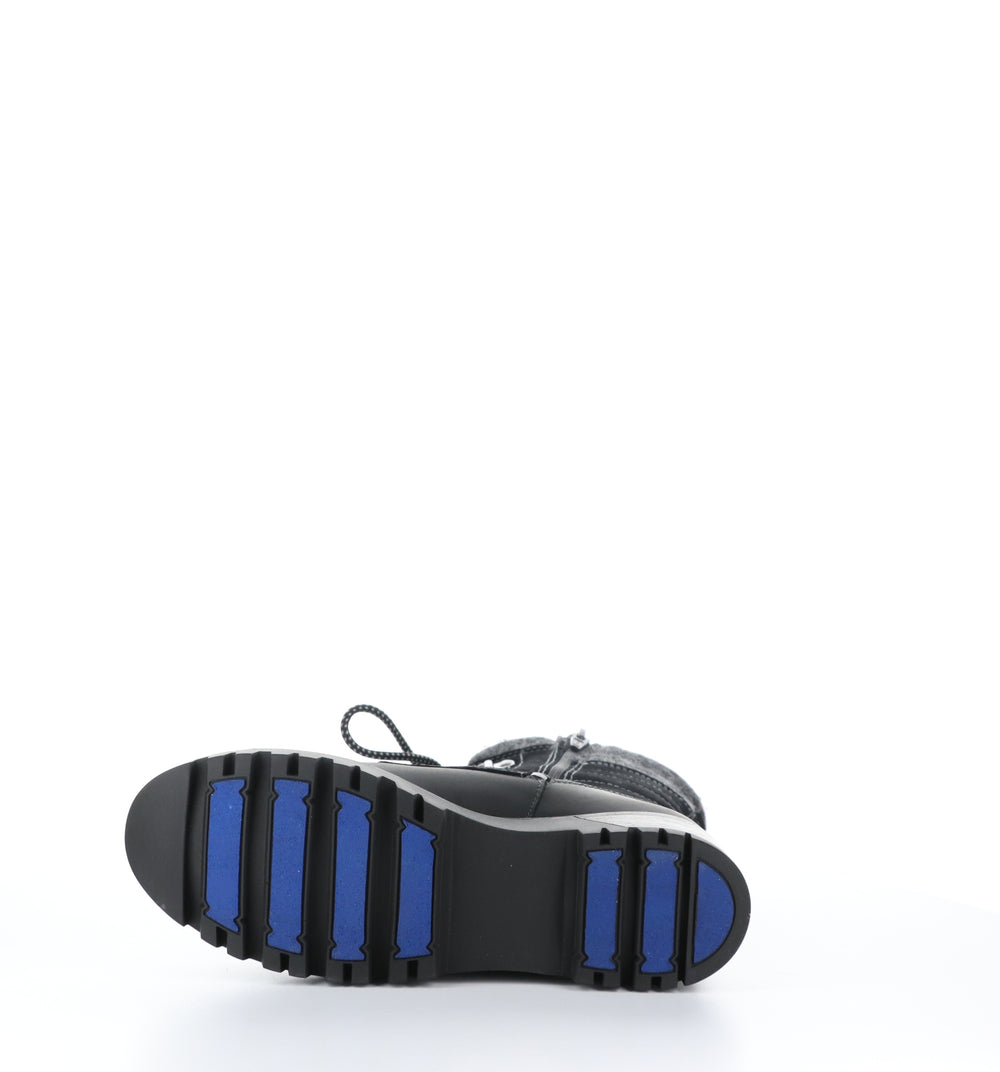 GALA PRIMA Black Zip Up Boots|GALA PRIMA Bottes avec Fermeture Zippée in Noir
