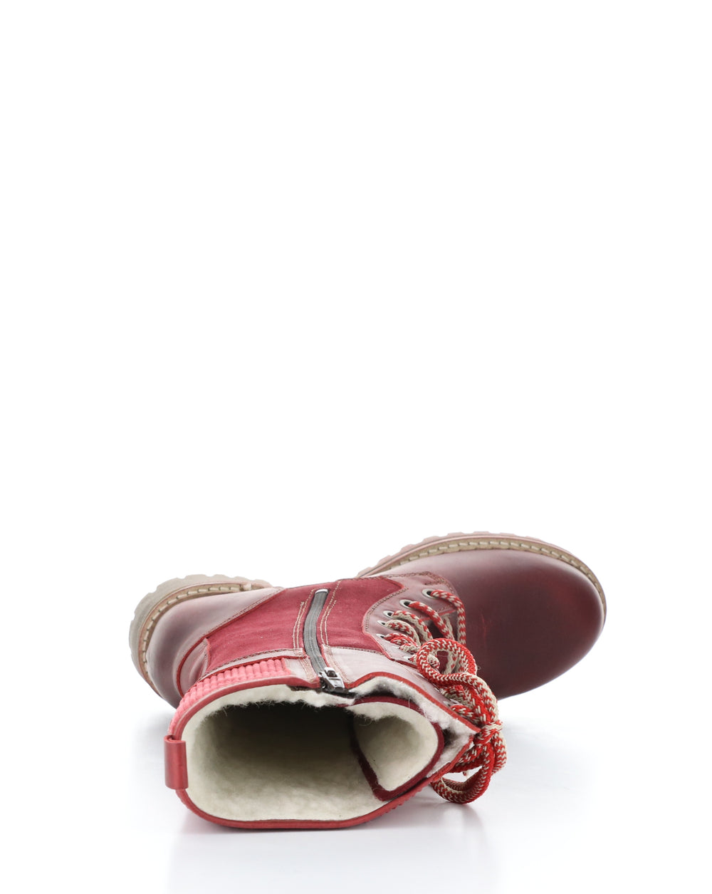 HALLOWED RED/SANGRIA/BORDO Round Toe Boots