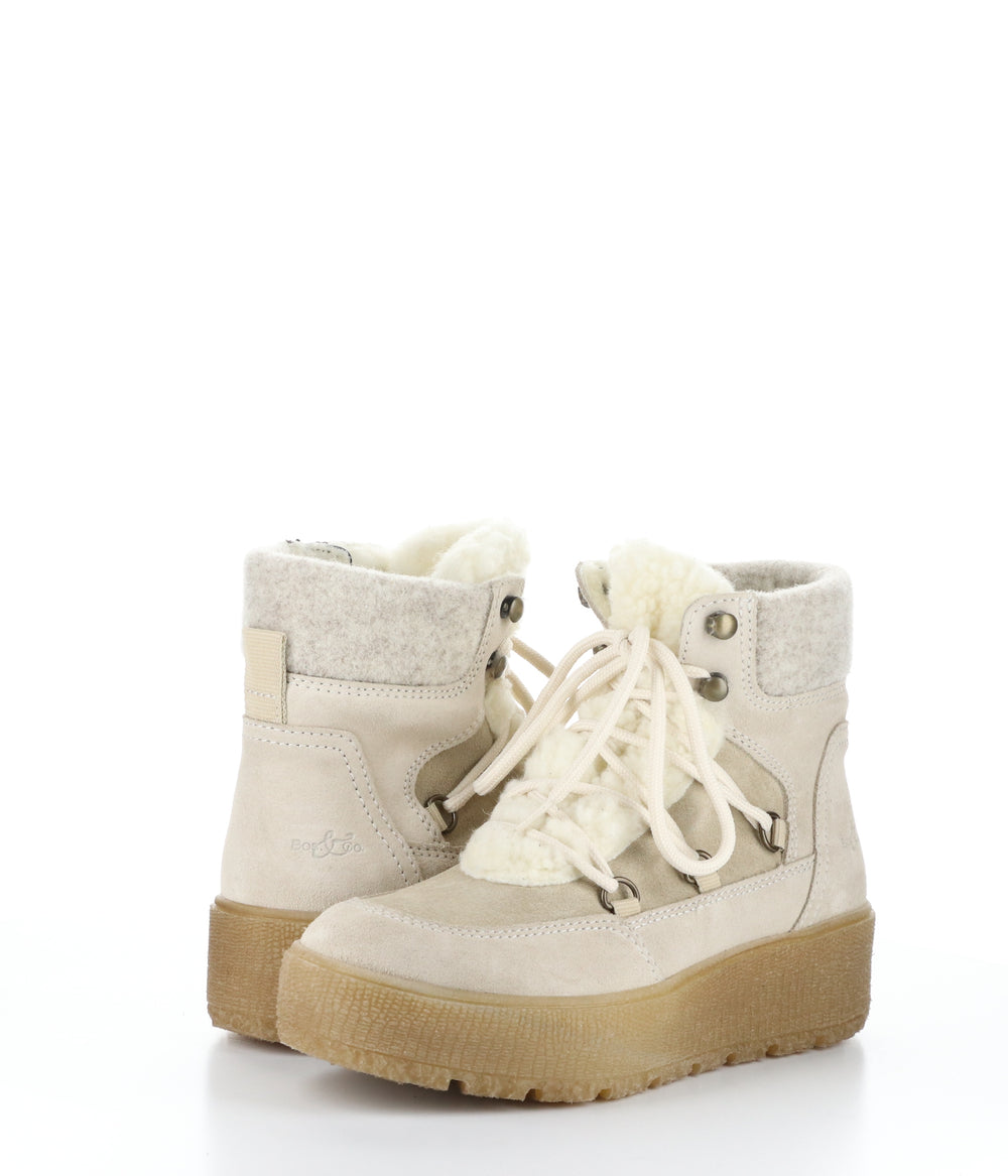 IDEAL ANTELOPE/BEIGE/CHAMP Round Toe Boots