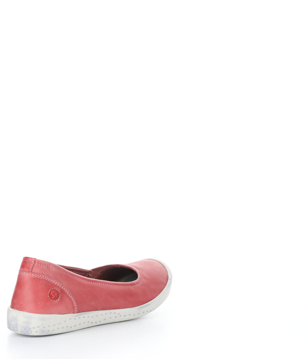 ILSA676SOF RED Round Toe Shoes|ILSA676SOF Chaussures à Bout Rond in Rouge