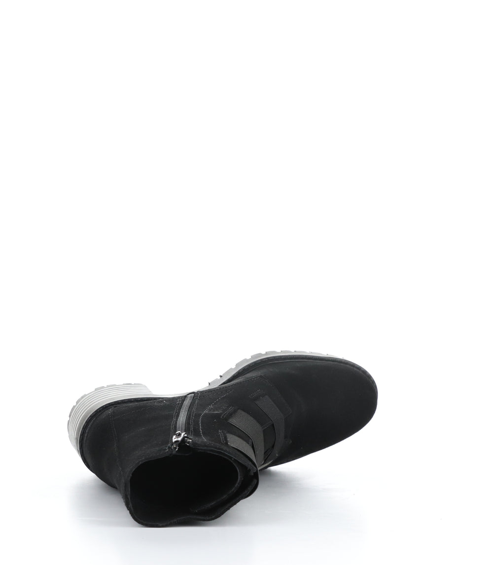 INDIE BLACK Elasticated Boots