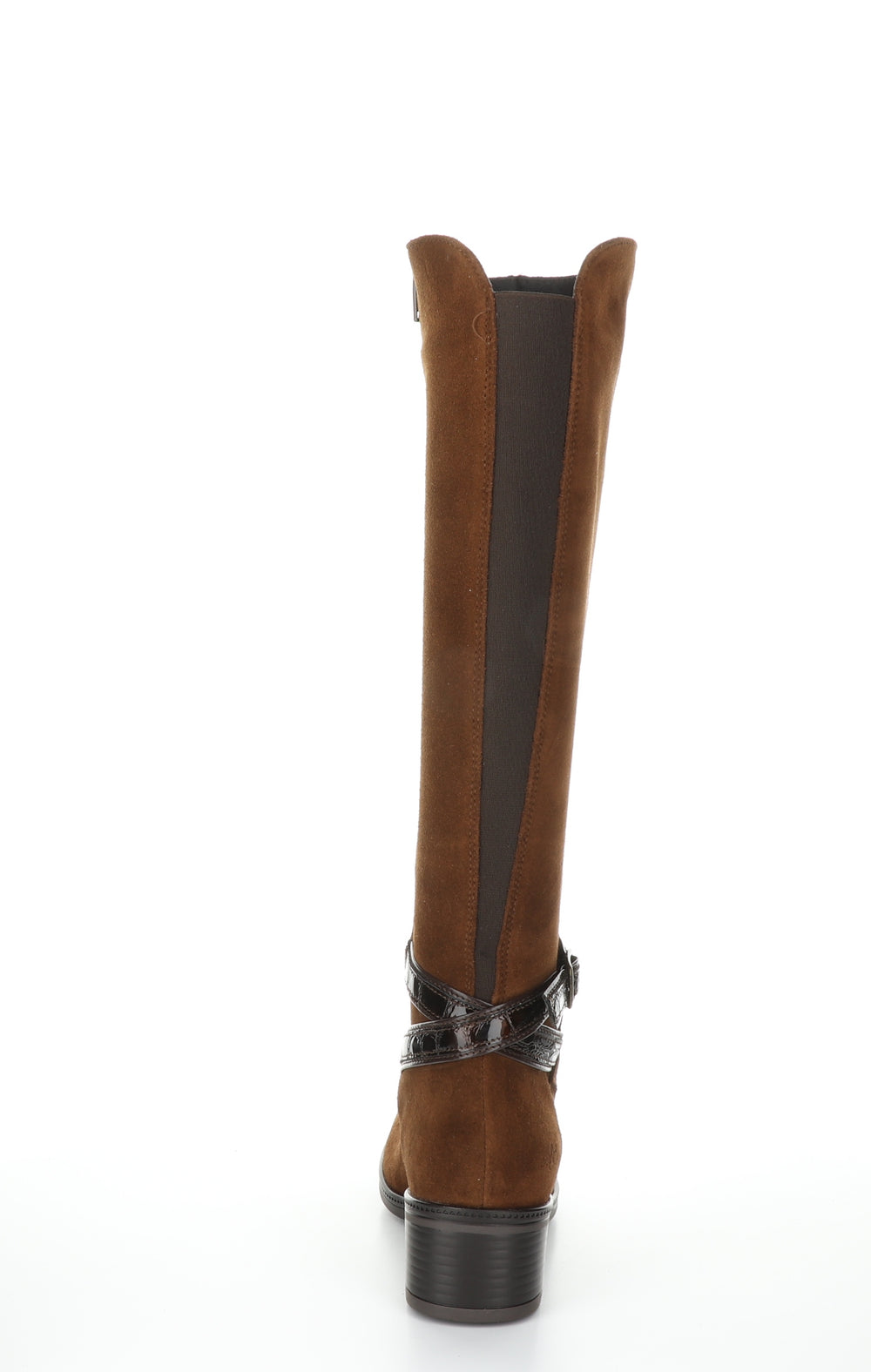 JADE Nut/Dk Brown Zip Up Boots|JADE Bottes avec Fermeture Zippée in Marron