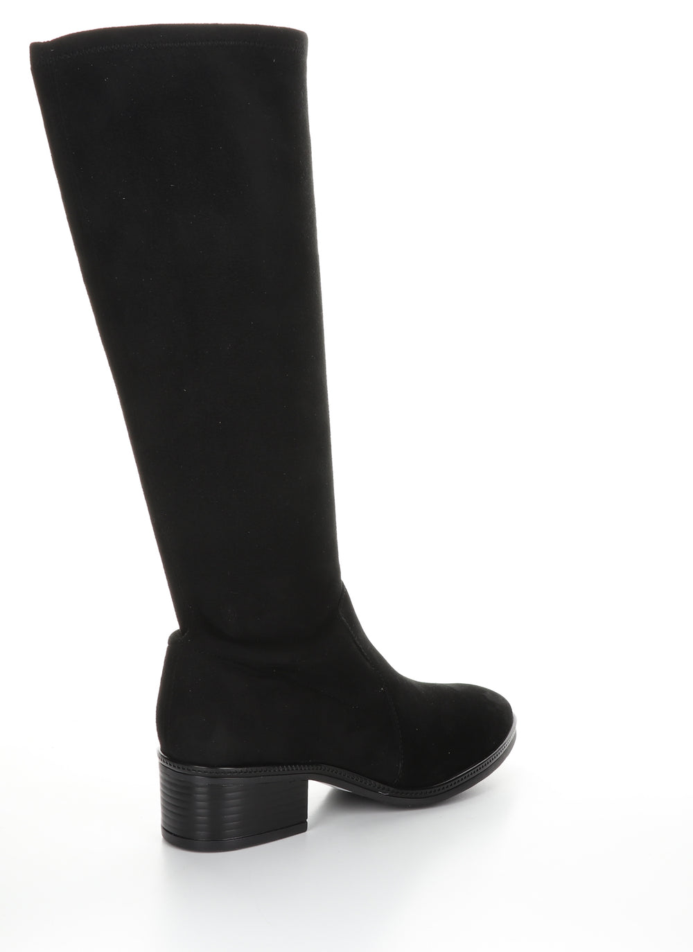 JAVA Black/Black Round Toe Boots|JAVA Bottes à Bout Rond in Noir
