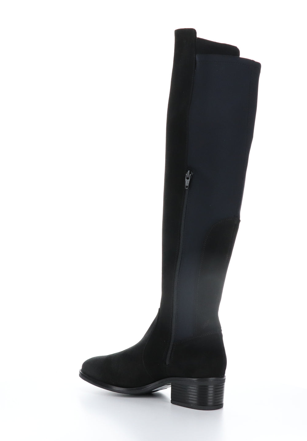 JEMMY Black Round Toe Boots|JEMMY Bottes à Bout Rond in Noir