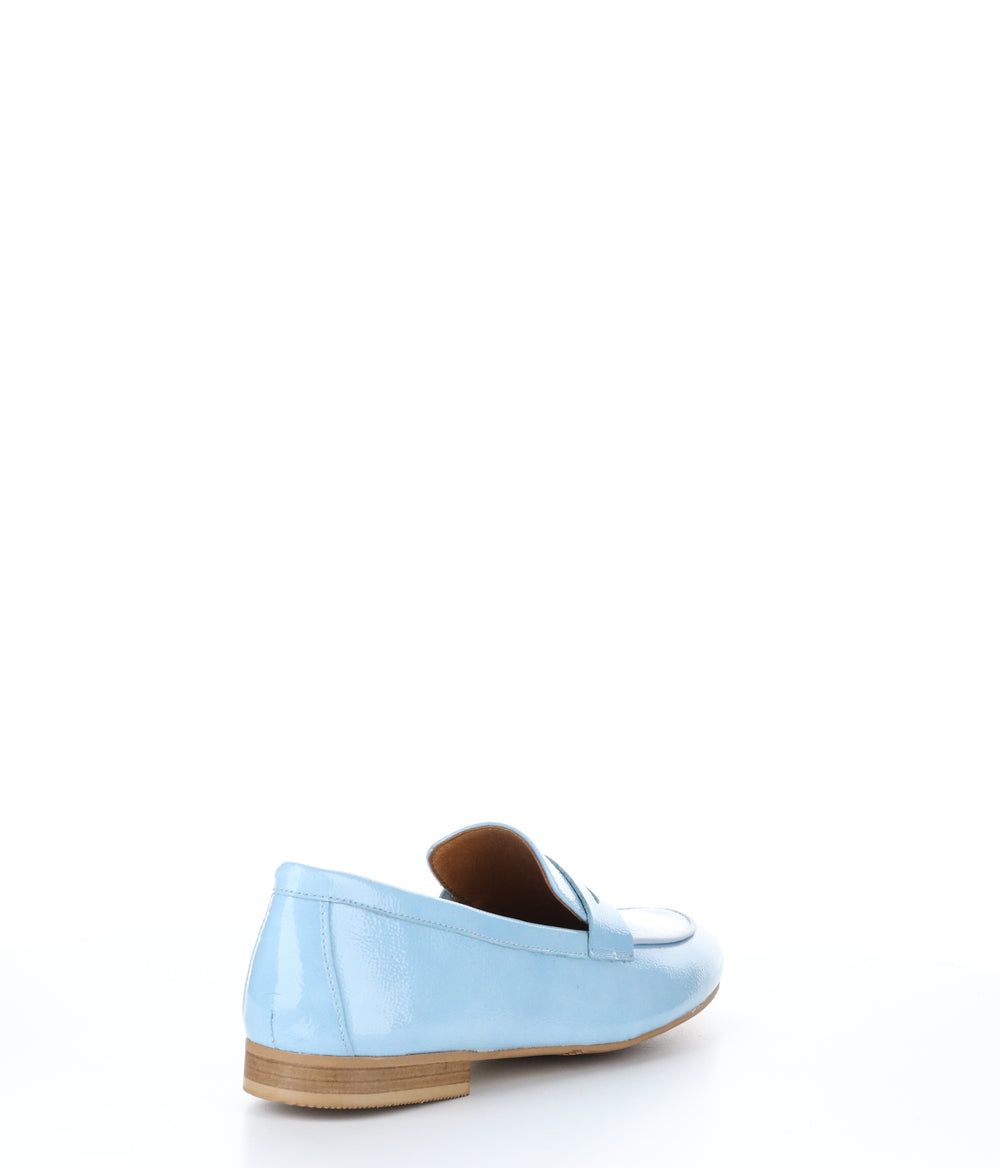 JENA BLUE Round Toe Shoes|JENA Chaussures à Bout Rond in Bleu