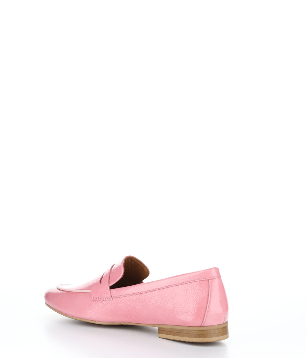 JENA PINK Round Toe Shoes|JENA Chaussures à Bout Rond in Rose