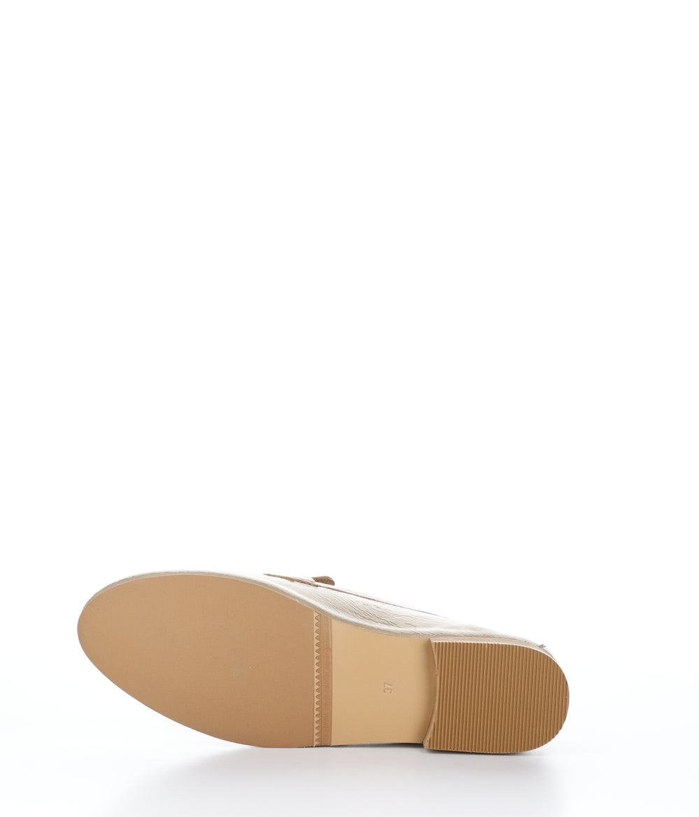 JENA SAND Round Toe Shoes|JENA Chaussures à Bout Rond in Beige