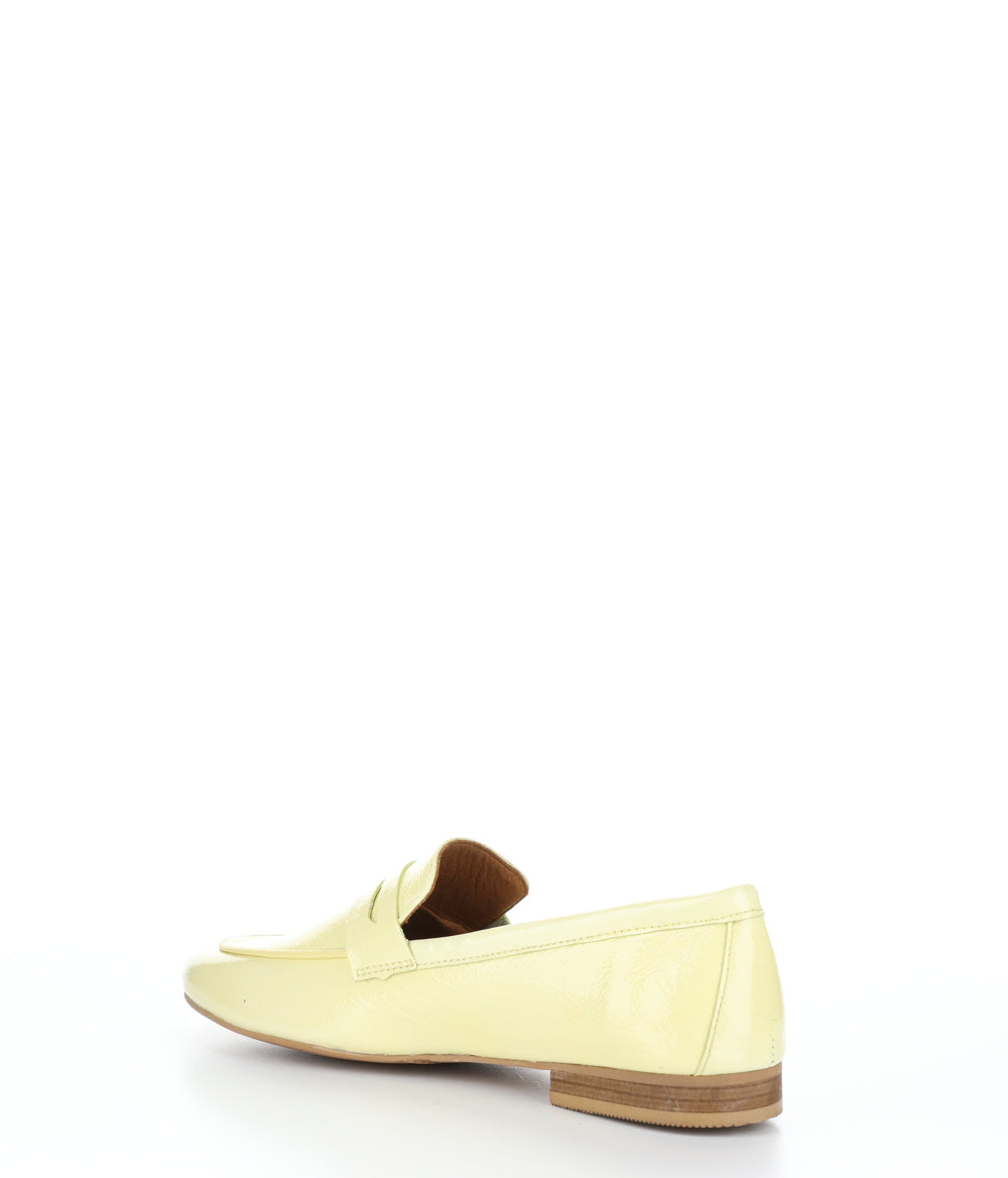 JENA YELLOW Round Toe Shoes|JENA Chaussures à Bout Rond in Jaune