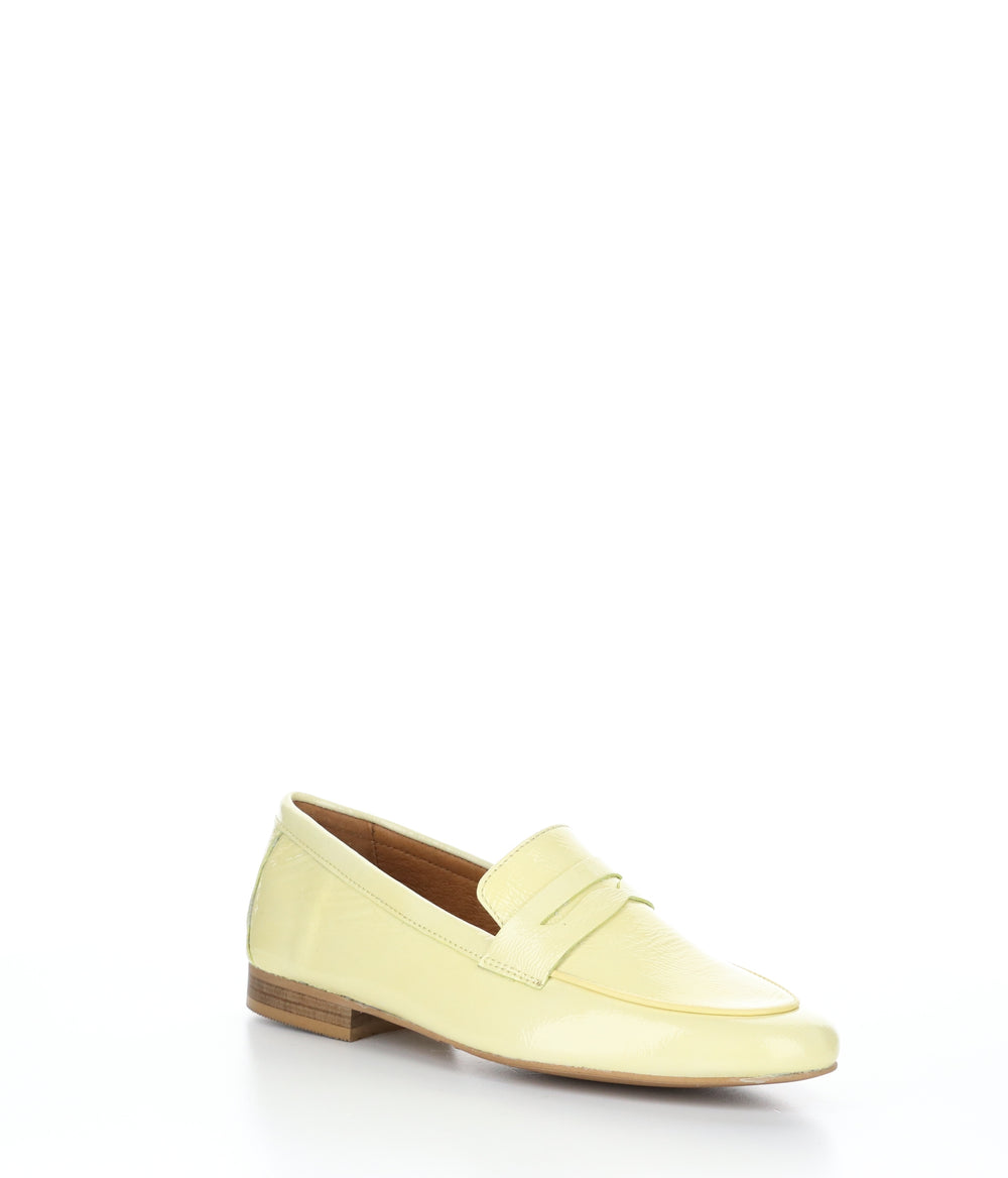 JENA YELLOW Round Toe Shoes|JENA Chaussures à Bout Rond in Jaune