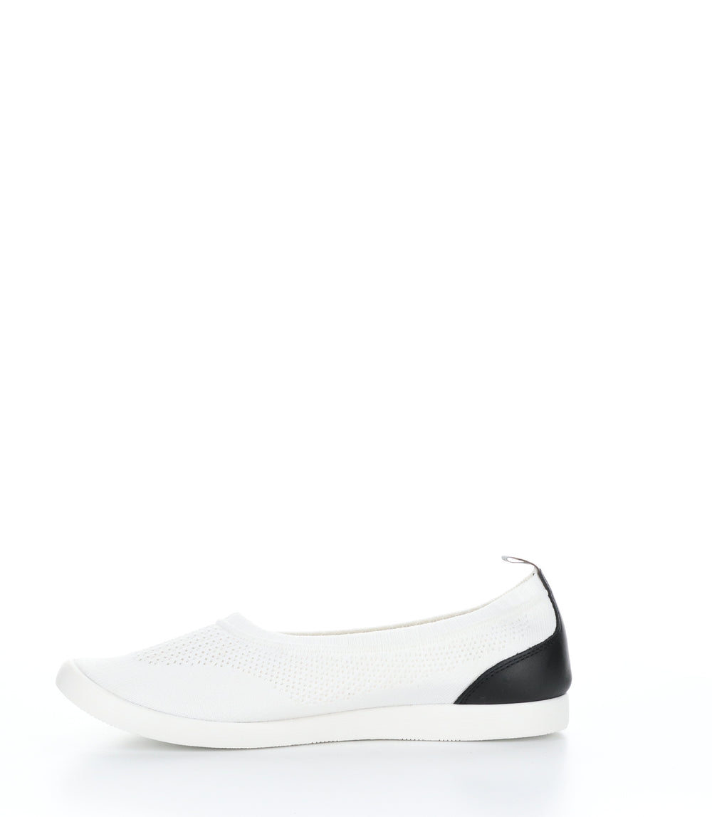 LALI694SOF WHITE Round Toe Shoes|LALI694SOF Chaussures à Bout Rond in Blanc