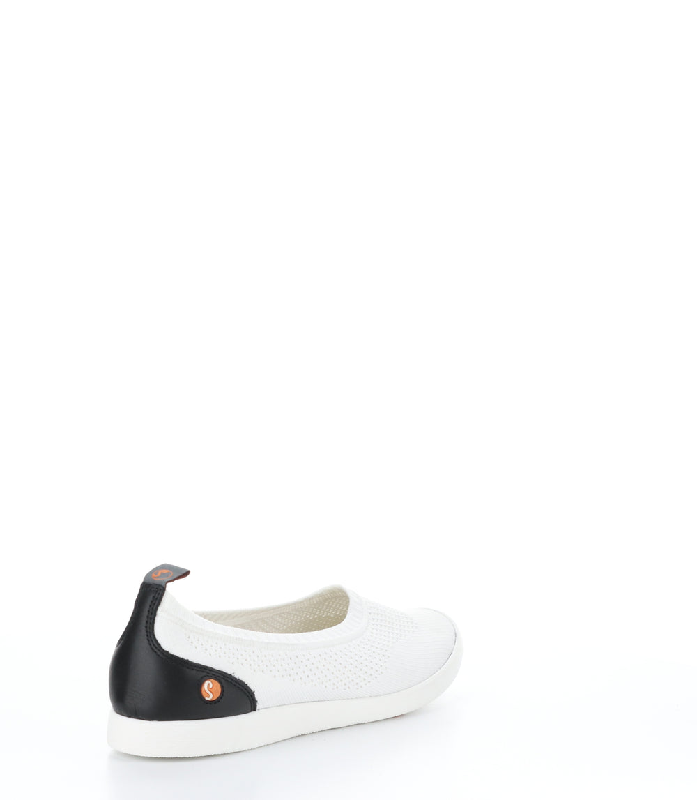 LALI694SOF WHITE Round Toe Shoes|LALI694SOF Chaussures à Bout Rond in Blanc