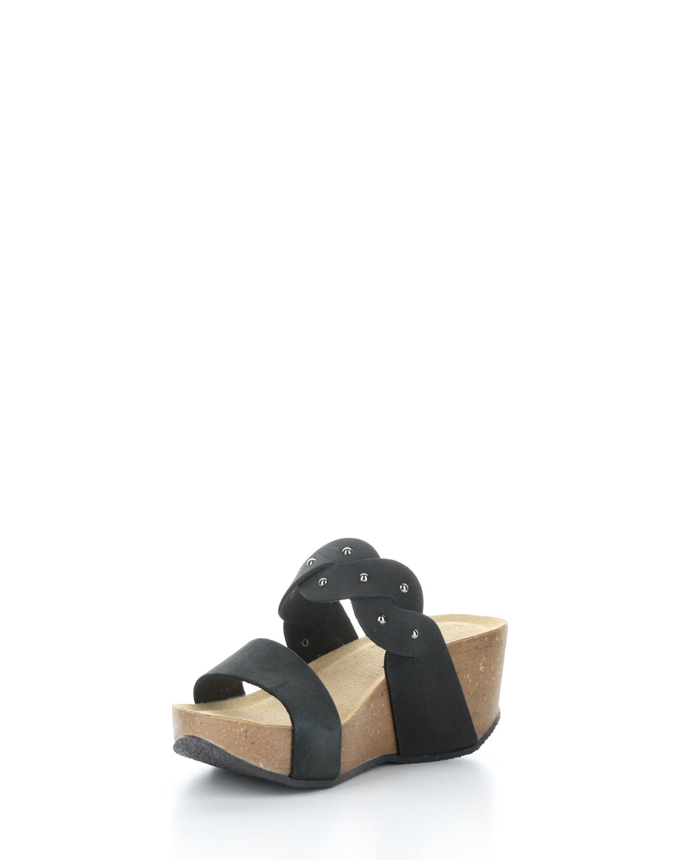 LARINO BLACK Slip-on Sandals