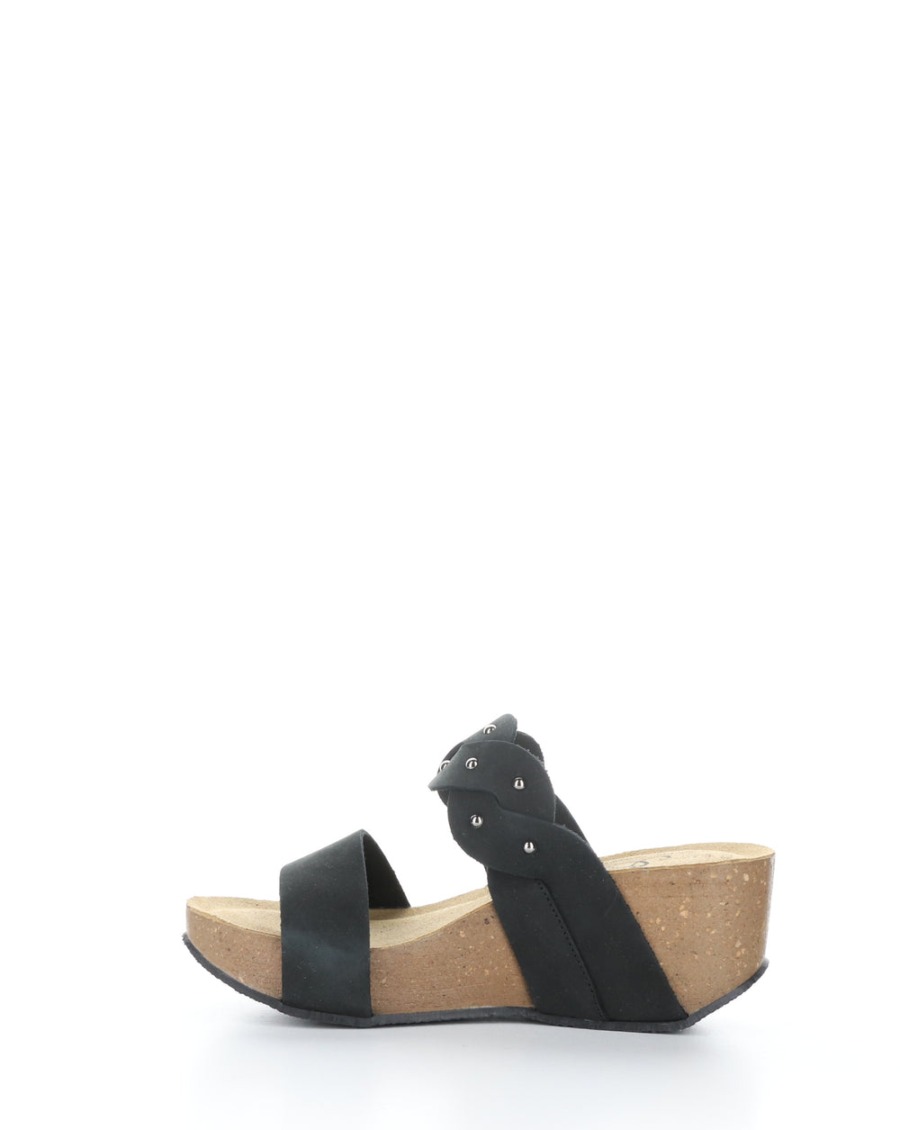 LARINO BLACK Slip-on Sandals