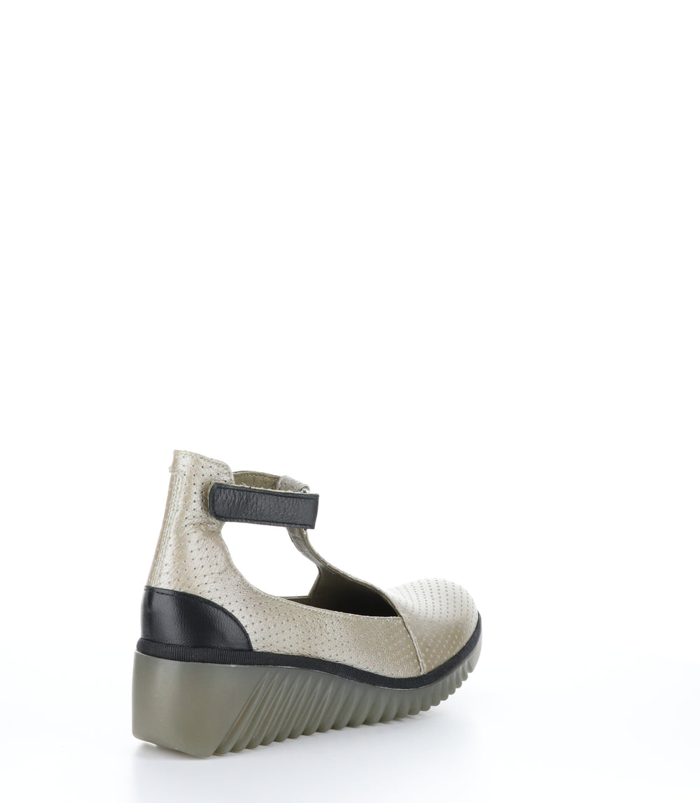 LEDA359FLY SILVER/BLACK Wedge Shoes|LEDA359FLY Chaussures Compensés in Argent