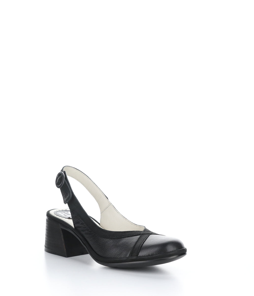 LEVO375FLY BLACK Round Toe Shoes|LEVO375FLY Chaussures à Bout Rond in Noir