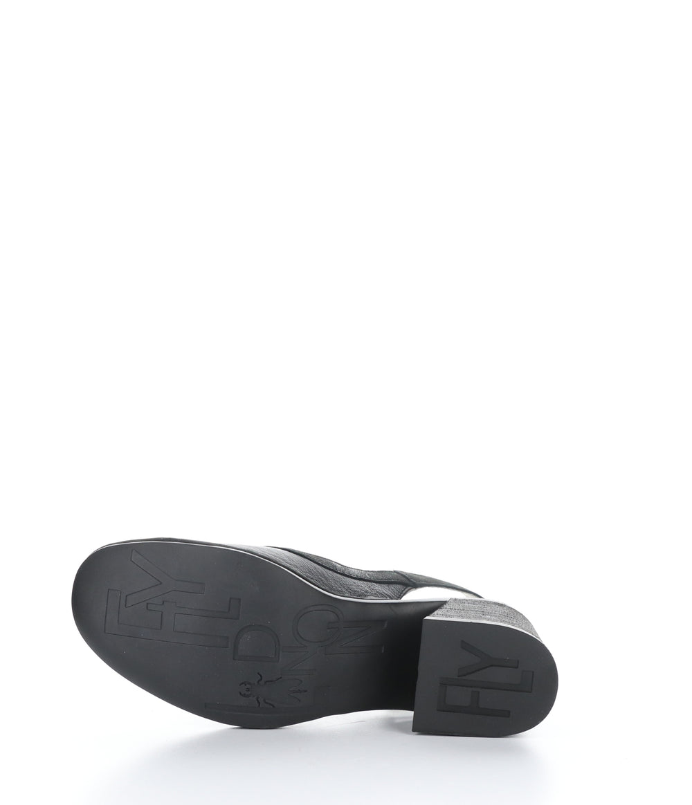 LEVO375FLY BLACK Round Toe Shoes|LEVO375FLY Chaussures à Bout Rond in Noir